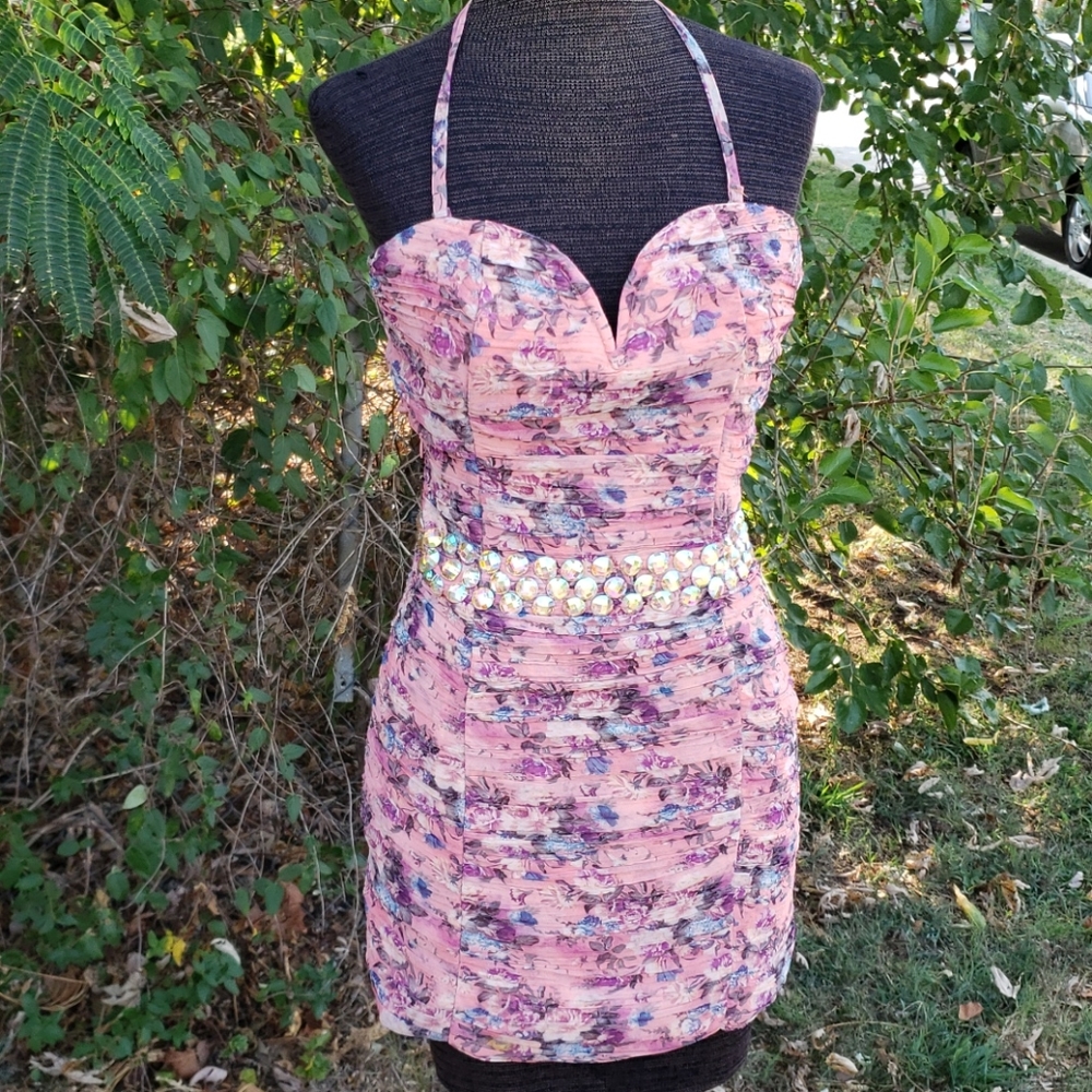 Sparkly pink dress size 2/4 by Rare